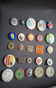 Slovenian and Yugoslavian badges